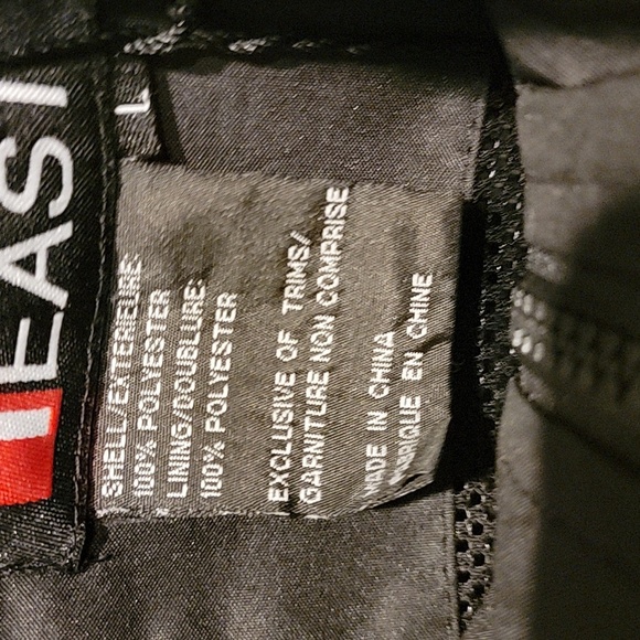 NWT I East‎ Jacksonville North Carolina Red And Black Windbreaker Jacket Large - Picture 4 of 8